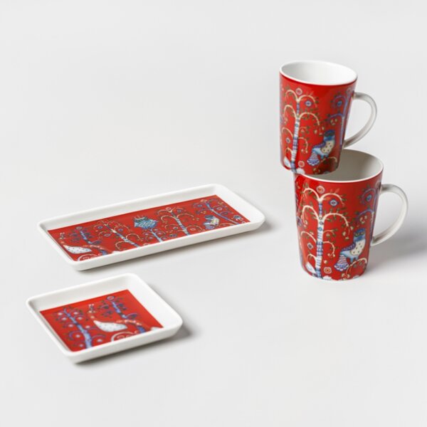 Iittala Talíř Taika 12x24cm, červený