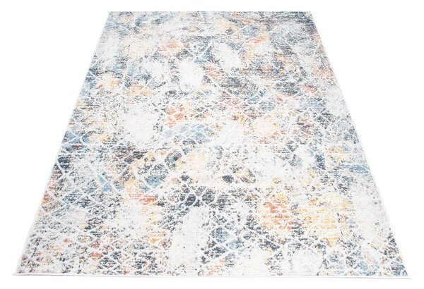Makro Abra Moderní kusový koberec DAKOTA YE89A abstraktní krémový Rozměr: 58x99 cm