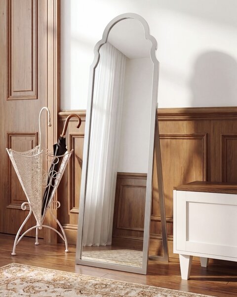 Stojací zrcadlo CHATILLON 150 cm Stříbrná