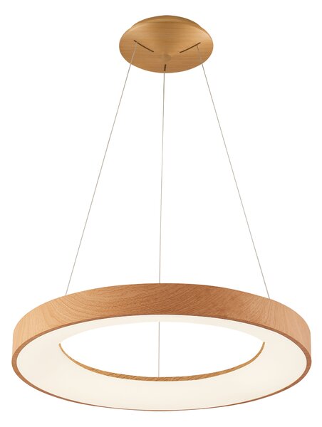 Moderní lustr Santana 38 3000K dřevo