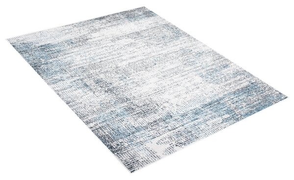 Makro Abra Moderní kusový koberec DAKOTA YF90B abstraktní modrý krémový Rozměr: 116x168 cm