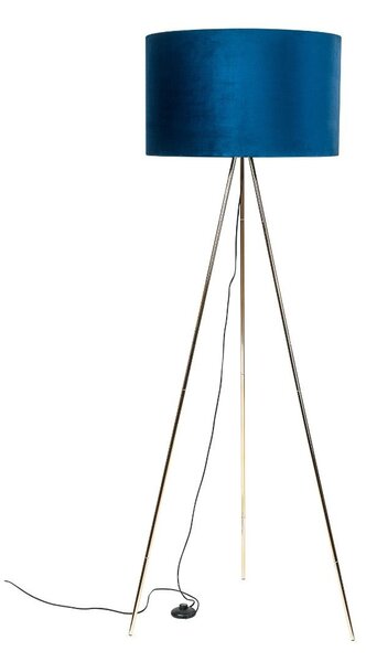 Zuma Line H06-GD-BL stojací lampa INGA | 40W E27