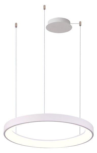 Moderní LED lustr Agnes 78 stmívatelné bílé – Bílá
