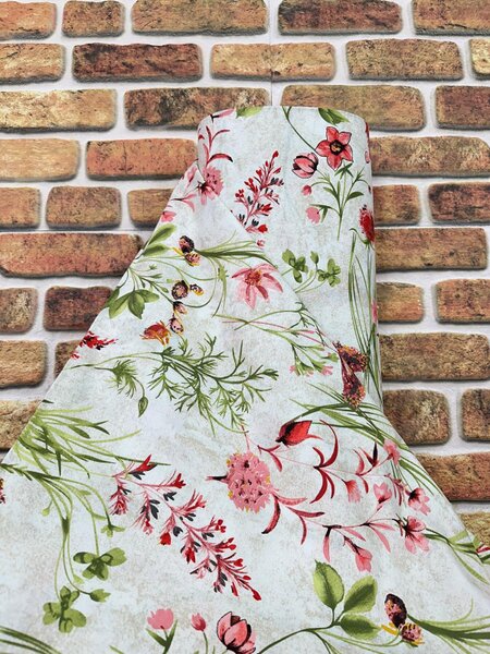 Ervi Bavlněná látka/plátno š.240cm - letní louka - 12884-4, metráž