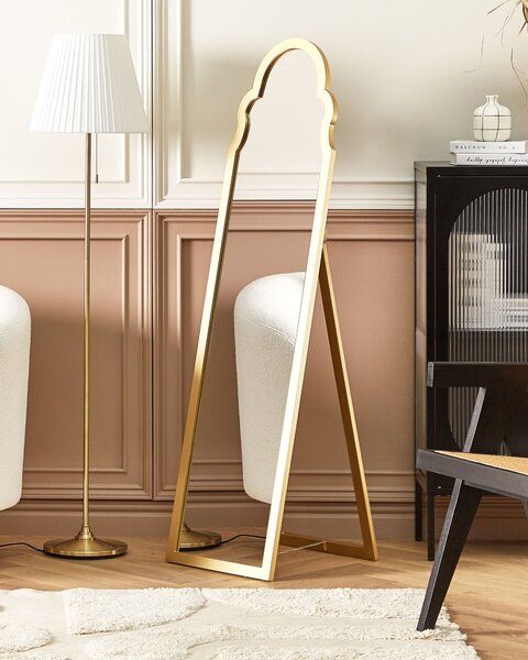Stojací zrcadlo CHATILLON 150 cm Zlatá