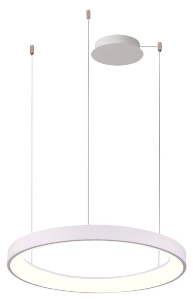 Moderní LED lustr Agnes 78 stmívatelné bílé – Bílá
