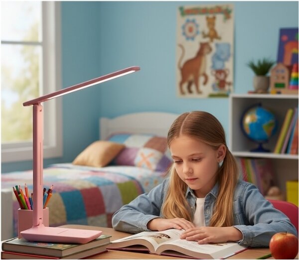 LED Stmívatelná stolní lampa NOBLITE N LED/7W/230V 3000/4000/6500K růžová