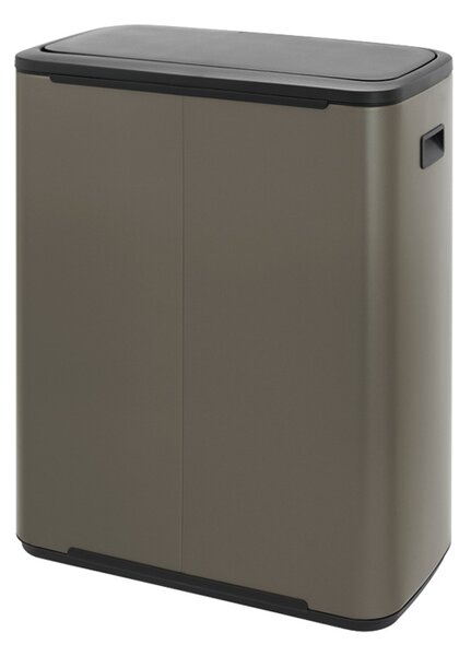 Brabantia odpadkový koš Bo Touch Bin - 2 x30L,platinová