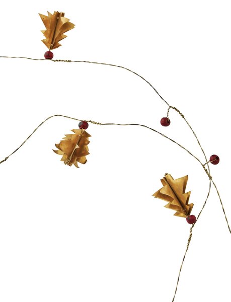 Dekorativní girlanda Brass Trees 150 cm
