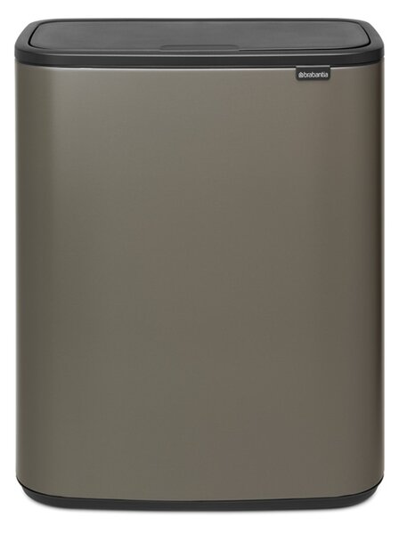 Brabantia odpadkový koš Bo Touch Bin - 2 x30L,platinová