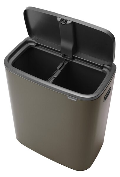 Brabantia odpadkový koš Bo Touch Bin - 2 x30L,platinová
