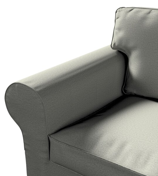 Potah na pohovku IKEA Ektorp 2-místná, rozkládací, STARÝ MODEL barva šedá látka pletený vzor