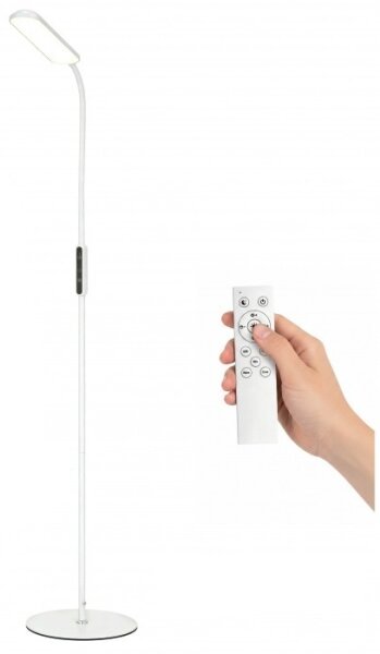 LED Stmívatelná stojací lampa TEILO LED/10W/230V 3000/4000/6500K bílá + DO