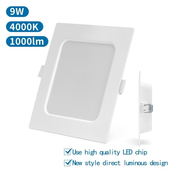 Aigostar - LED Podhledové svítidlo LED/9W/230V 4000K 14,5x14,5 cm bílá