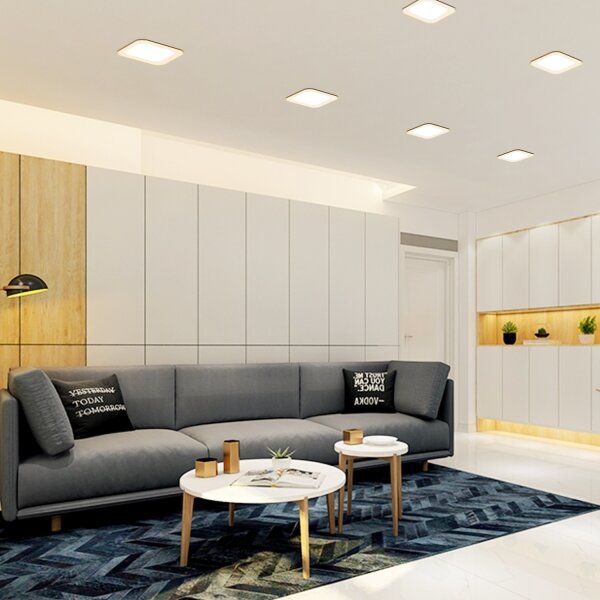 Aigostar - LED Podhledové svítidlo LED/9W/230V 4000K 14,5x14,5 cm bílá