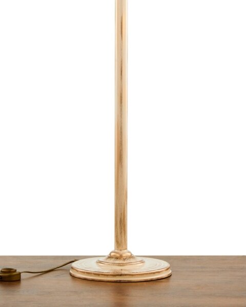 Brilagi - Stojací lampa SAPHIRE 1xE27/15W/230V krémová/zlatá/patina
