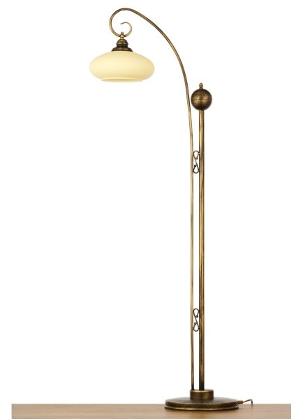Brilagi - Stojací lampa MOLLERO 1xE27/15W/230V bronz/patina