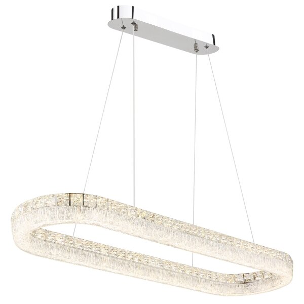 Globo 67387-40 - LED Stmívatelný lustr na lanku LAUREL 40W/230V čirá+DO