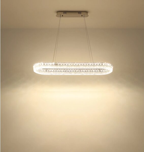 Globo 67387-40 - LED Stmívatelný lustr na lanku LAUREL 40W/230V čirá+DO