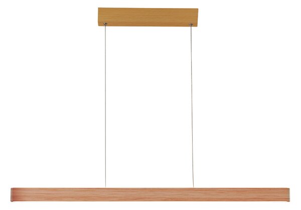 Designový stmívatelný lustr Olivier 120 dřevo