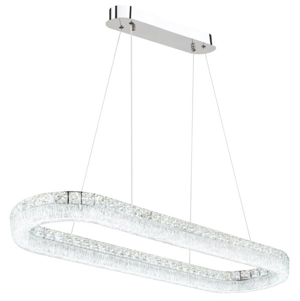 Globo 67387-40 - LED Stmívatelný lustr na lanku LAUREL 40W/230V čirá+DO