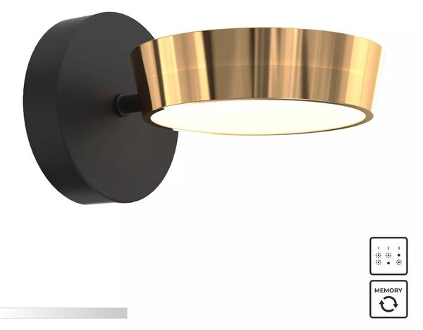 Zuma Line MB7170-1-3BGT LED nástěnné svítidlo LARA | 12W integrovaný LED zdroj | 3000K