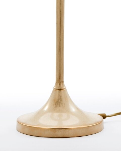 Brilagi - Stolní lampa SAPHIRE 1xE27/15W/230V krémová/zlatá/patina