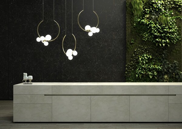 Lucis Závěsné LED svítidlo OHM 22,1W, v. 64 cm Barva: Bílá, Teplota světla: 3000K - teplá bílá, Stmívání, řízení: ON/OFF (bez stmívání)