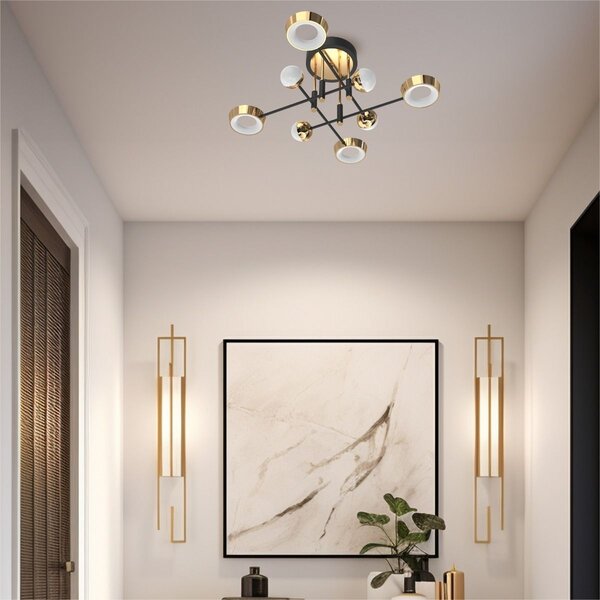 Zuma Line MX7170-8-3BGT LED přisazené stropní svítidlo LARA | 55W integrovaný LED zdroj | 3000K