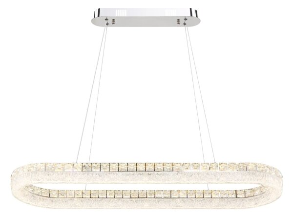 Globo 67387-40 - LED Stmívatelný lustr na lanku LAUREL 40W/230V čirá+DO