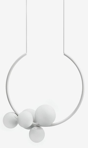 Lucis Závěsné LED svítidlo OHM 22,1W, v. 64 cm Barva: Bílá, Teplota světla: 3000K - teplá bílá, Stmívání, řízení: ON/OFF (bez stmívání)