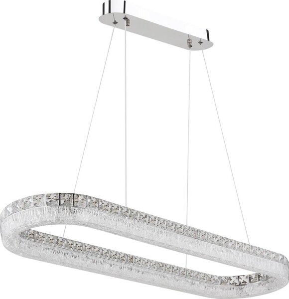 Globo 67387-40 - LED Stmívatelný lustr na lanku LAUREL 40W/230V čirá+DO