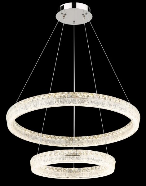 Globo 67387-72 - LED Stmívatelný lustr na lanku LAUREL 72W/230V čirá+DO