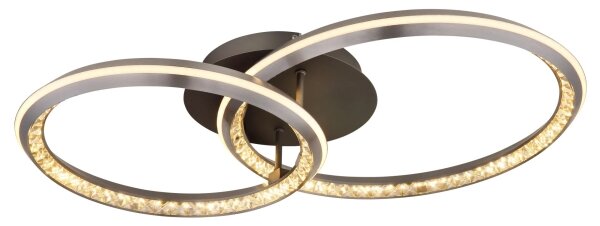 Globo 67329-50 - LED Stm stropní svítidlo ALAINA 50W/230V 2700-6000K 50x75 cm+DO