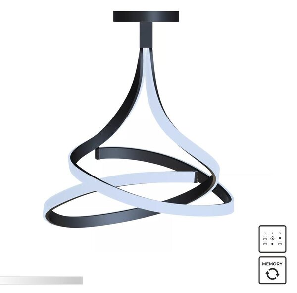 Zuma Line MX9932-2-3BD LED přisazené stropní svítidlo VISO | 45W integrovaný LED zdroj | 3000K