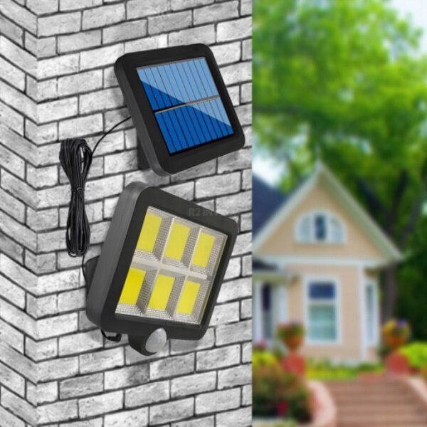 Izoxis 10719 Solární venkovní 120 LED osvětlení, pohybový senzor