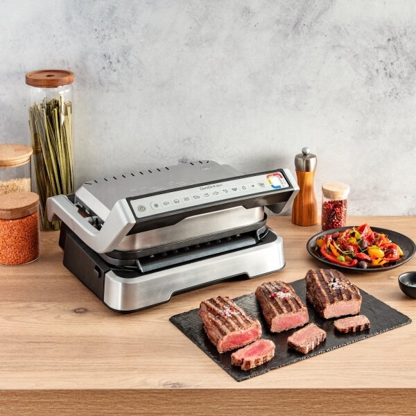 Tefal - Kontaktní gril OPTIGRILL 2v1 2100W/230V nerez