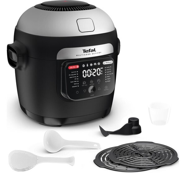 Tefal - Multifunkční hrnec a hork. fritéza 2v1 MULTICOOK ACTIFRY 1334W/230V 6 l