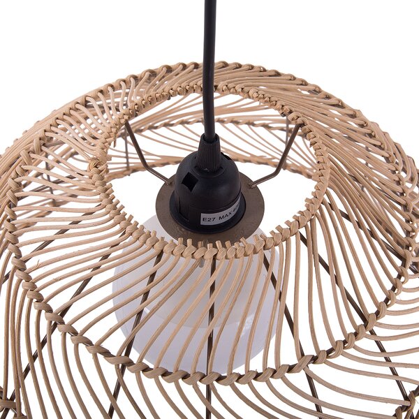 Závěsná lampa SELENGE Ratan Světle hnědá