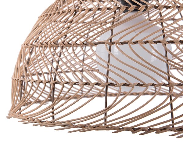 Závěsná lampa SELENGE Ratan Světle hnědá