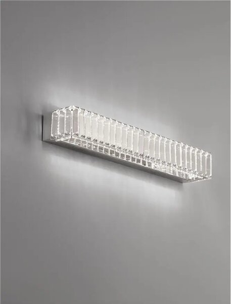 LED nástěnné svítidlo Aurelia 12 Chrome