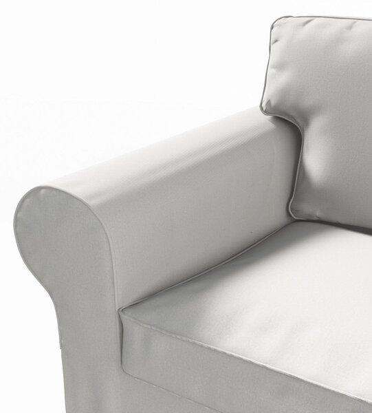 Potah na pohovku IKEA Ektorp 2-místná, nerozkládací barva šedá látka pletený vzor