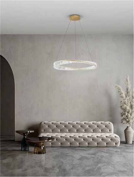 Křišťálový lustr Aurelia 45W 80 zlaté