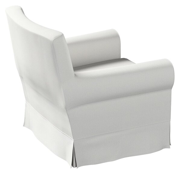 Potah na křeslo IKEA Ektorp Jennylund barva šedá látka pletený vzor