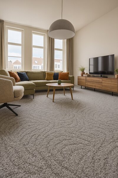 ITC, Metrážový koberec Spring 6490, na míru, šíře 4m,5m, šedá, filc, ložnice