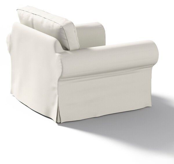 Potah na křeslo IKEA Ektorp barva šedá látka pletený vzor