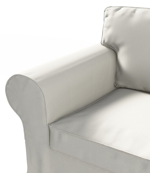 Potah na křeslo IKEA Ektorp barva šedá látka pletený vzor