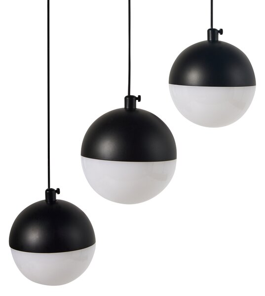 LED závěsná lampa ANKOBRA Kov Černá