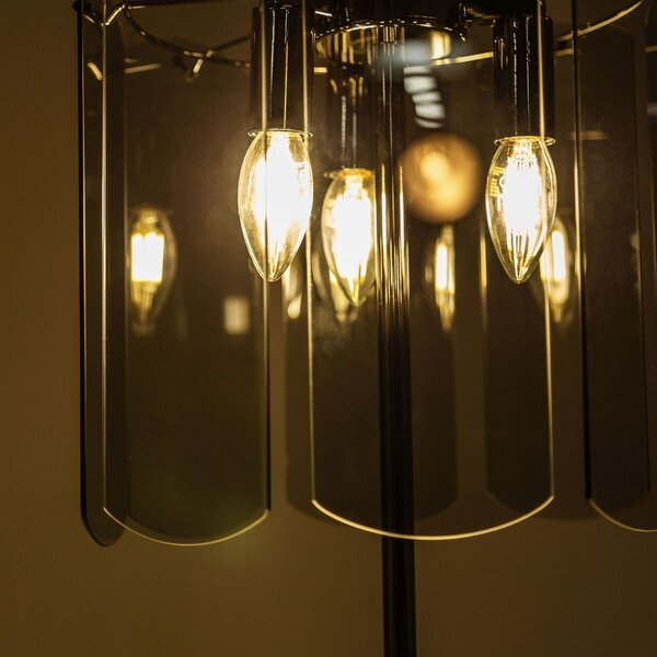 Zuma Line ML3523-3-EBCN stojací lampa NIRA | 40W E14