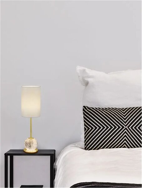 Rustikální stolní lampa Brillante 15.5 zlaté